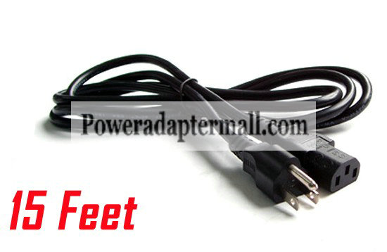 AC Power Cable Y-Cord 15F 15 Feet for Dell 1130 1130n 1133 Laser